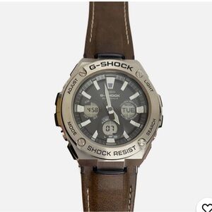 G-Shock Silver and Brown Men's Watch